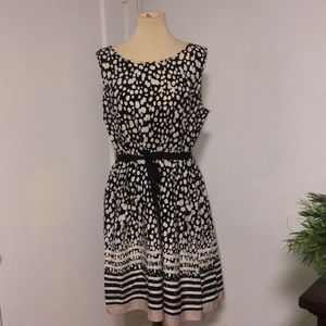 Black and white dress